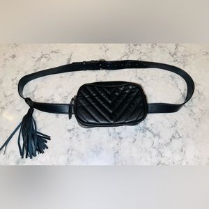 Faux leather belt bag